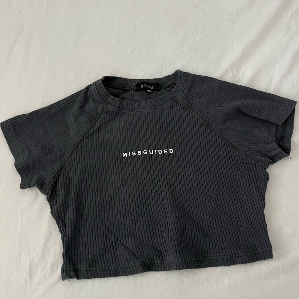 Missguided Grey Top